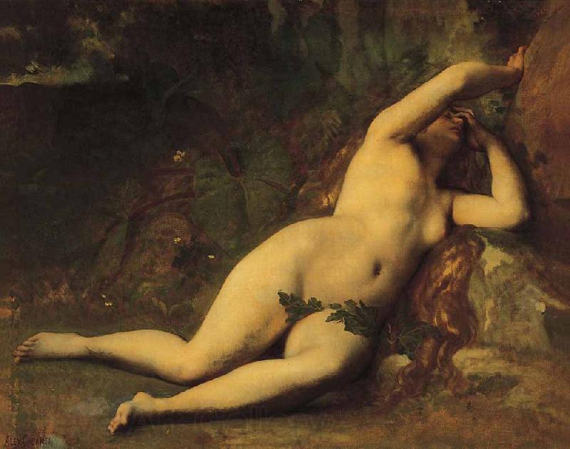Alexandre Cabanel Eve After the Fall Norge oil painting art